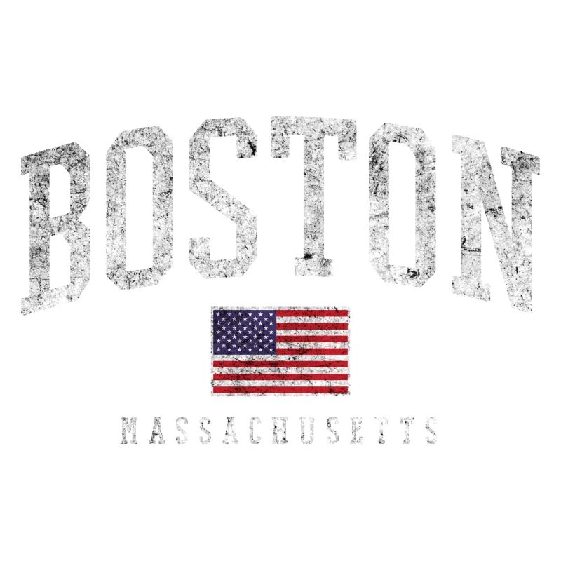 Graphique du drapeau de Boston, Massachusetts