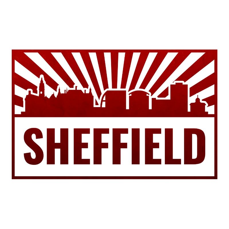 Sheffield Skyline Rot Neon