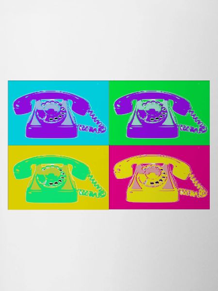 Pop Art Quad Neon Phone