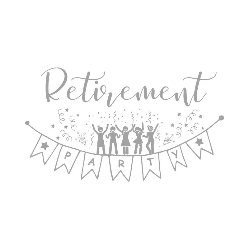 Fröhliche Ruhestandsfeier Hallo Pension.