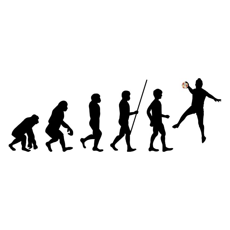 Handballer Evolution Handball Retro noir