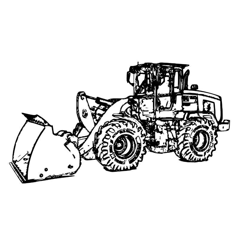 Radlader wheel loader schwarz