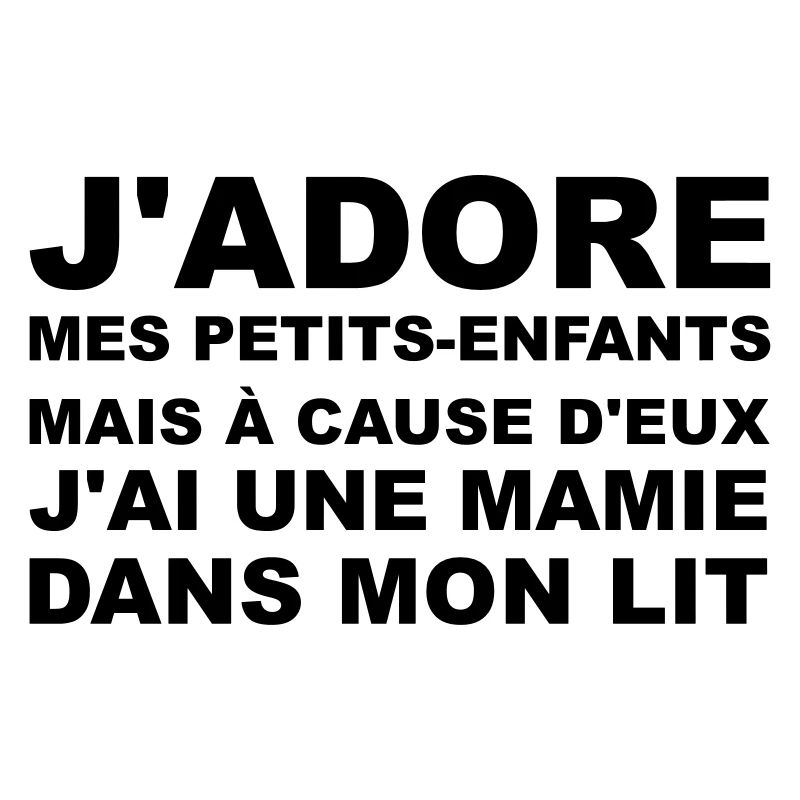 Mamie dans mon lit