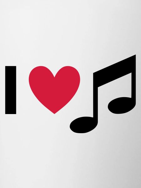I love music (heart, note)