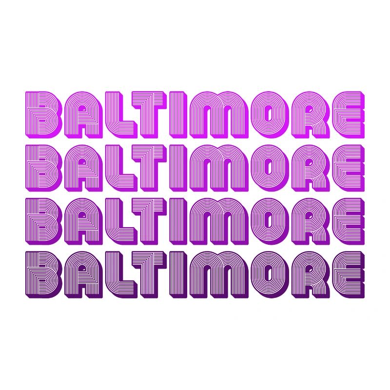 Baltimore Neon Grid