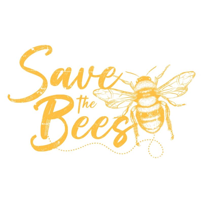 Save the Bees Artful Bee Design