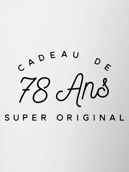 Cadeau 78 ans 