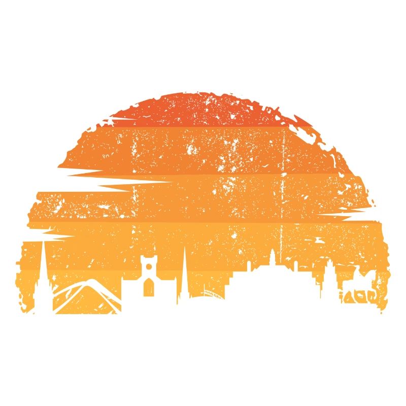 Sunset Skyline Silhouette