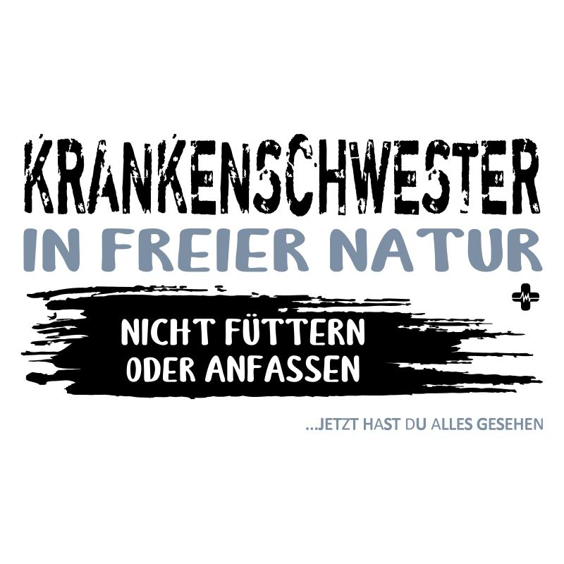 Krankenschwester in freier Natur. Krankenpflegerin
