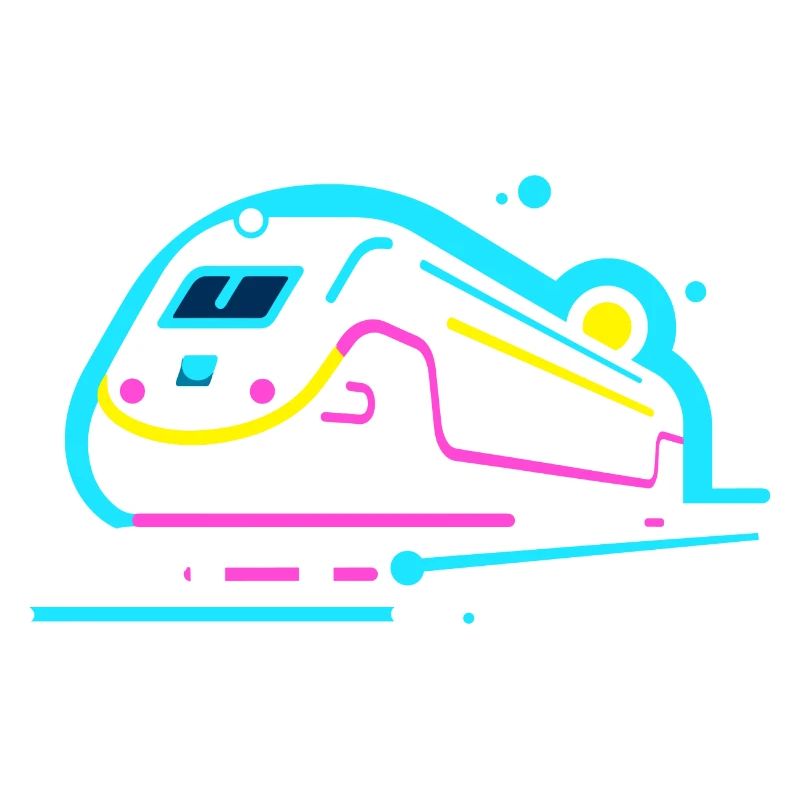 Train Comic Look