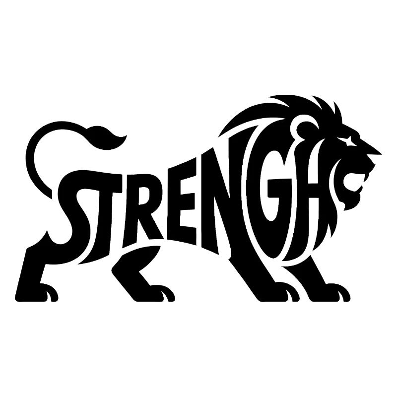 Strength - Logo du lion cool