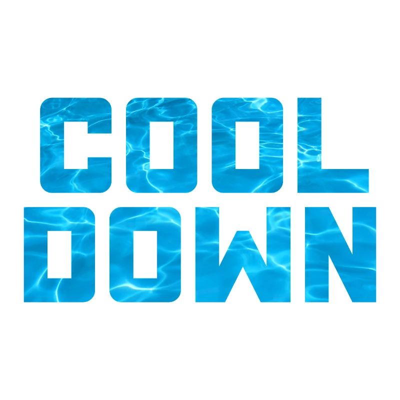 cool down Pool Wasser Swimmingpool coole Sprüche