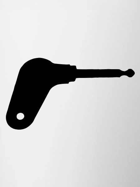 Oldtimer tractor ignition key