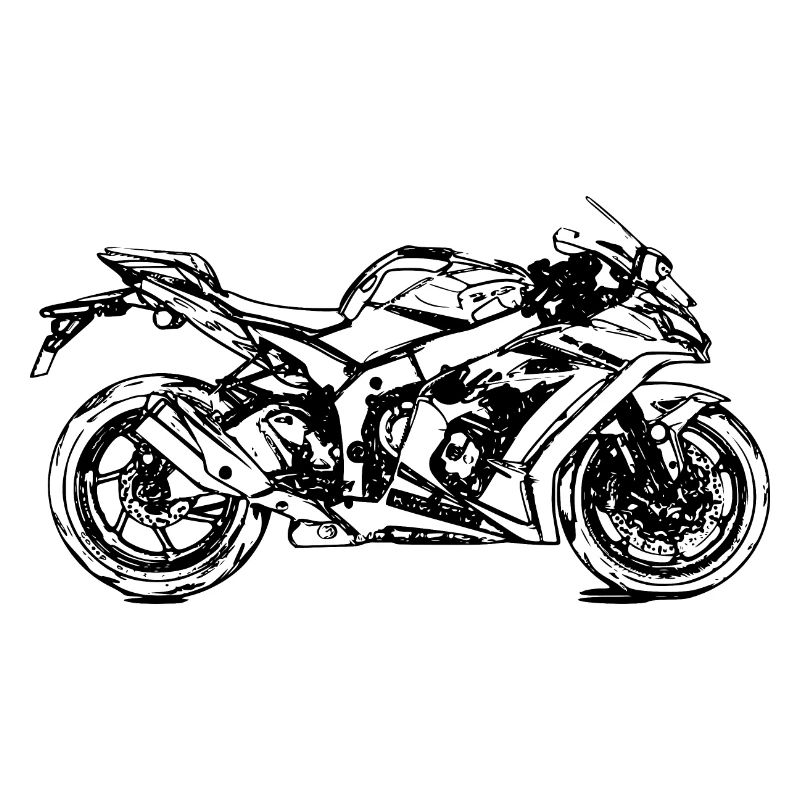 Course de moto moto course machine super athlète
