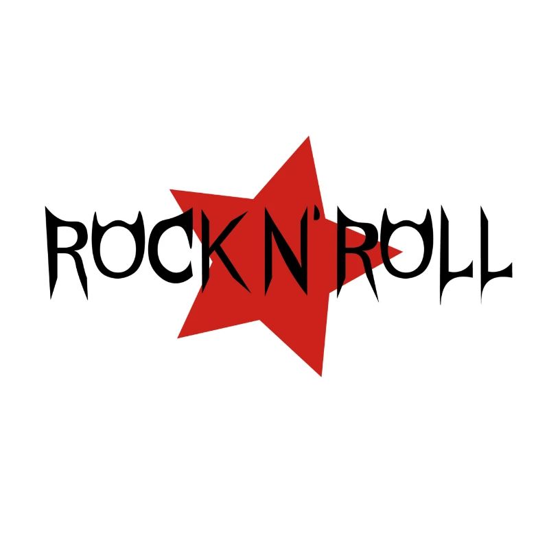 Monogramme punk Red Star