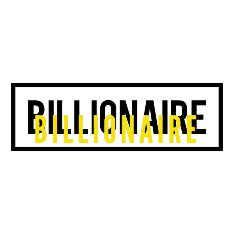 Billionaire Motivation Text Design