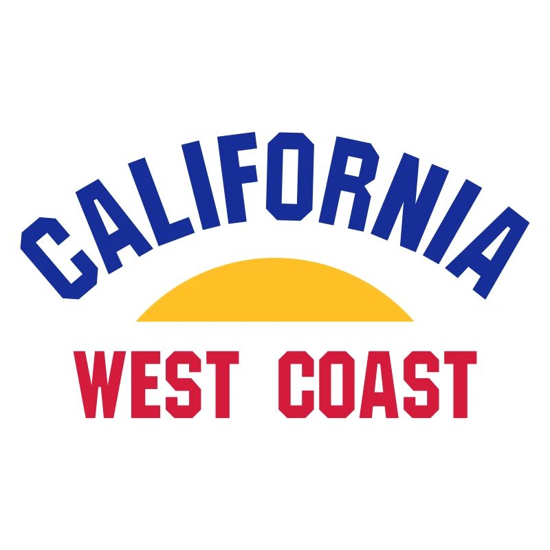 ★ Design colors changeable ★ California West Coast