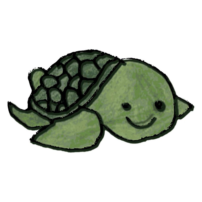 Tortue dessin d’enfant