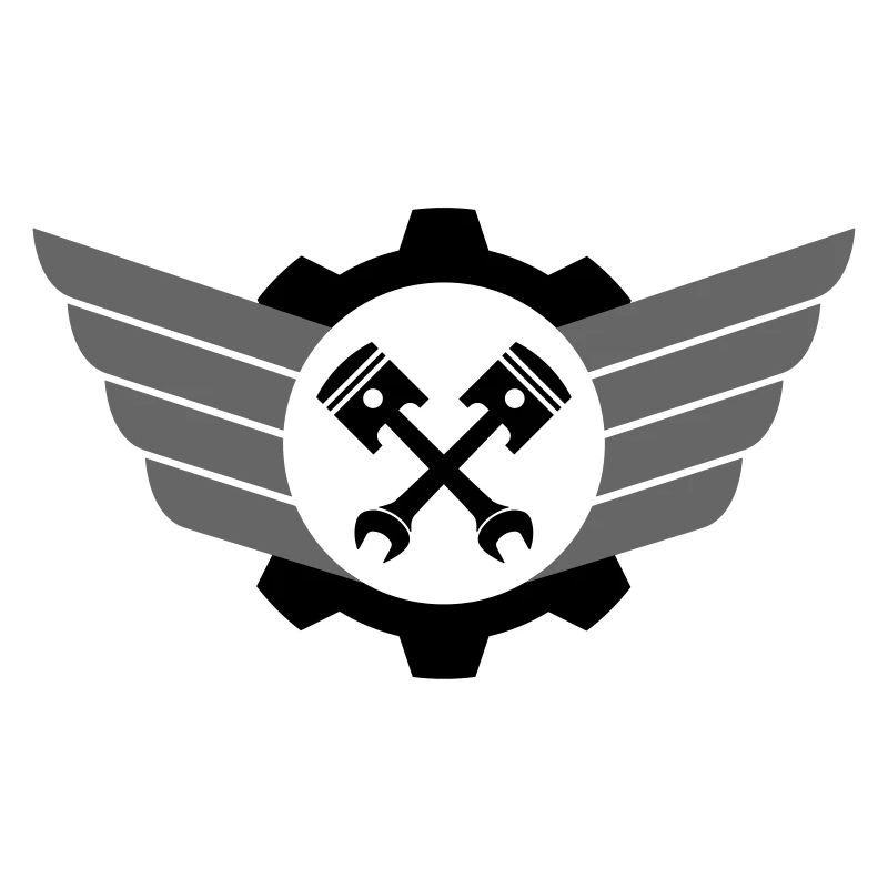 Clé de piston croisée avec engrenage et aile