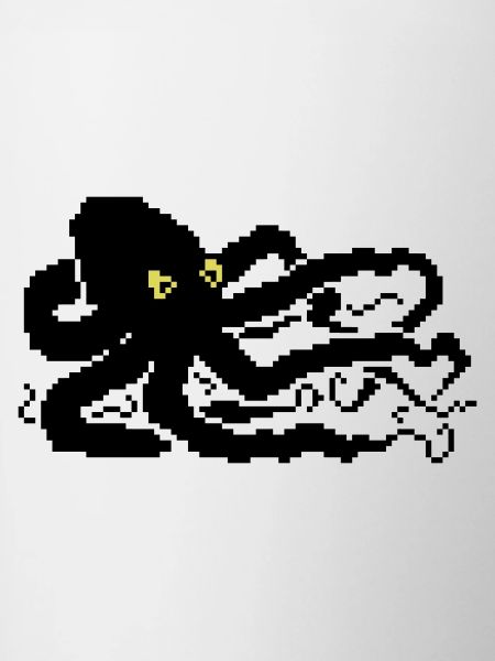 Pieuvre pixel 8 bits