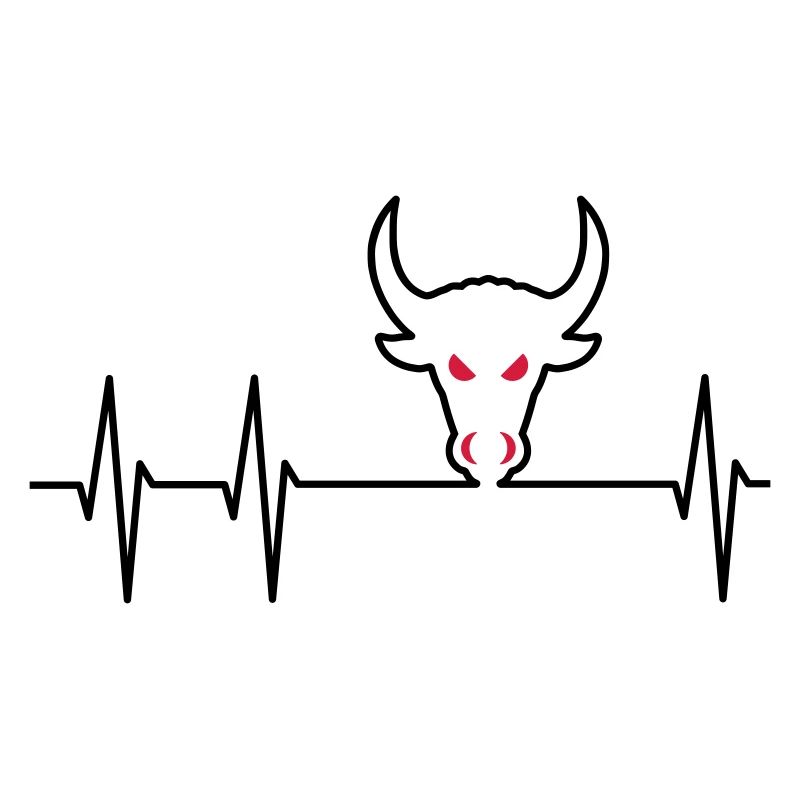 ECG et tête de taureau