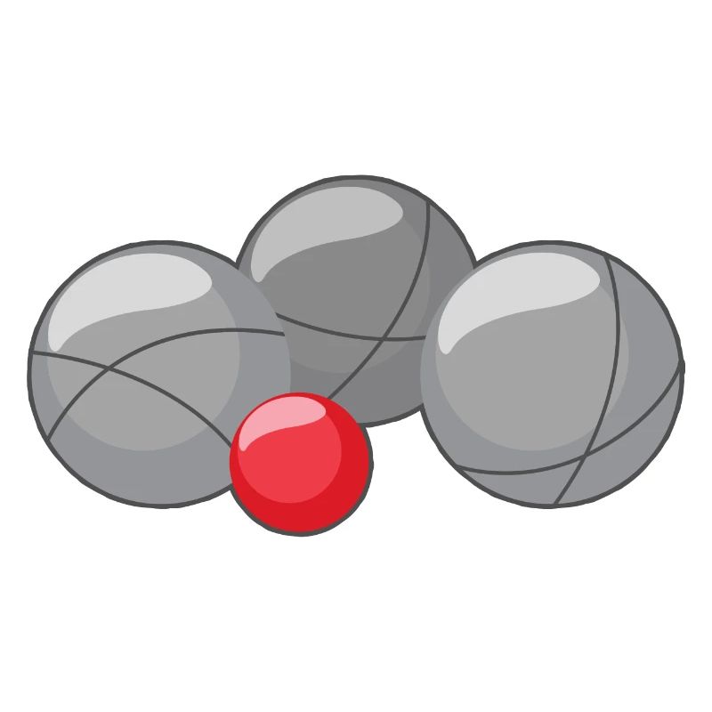 Boules de boules pour joueurs de bouler et de pétanque