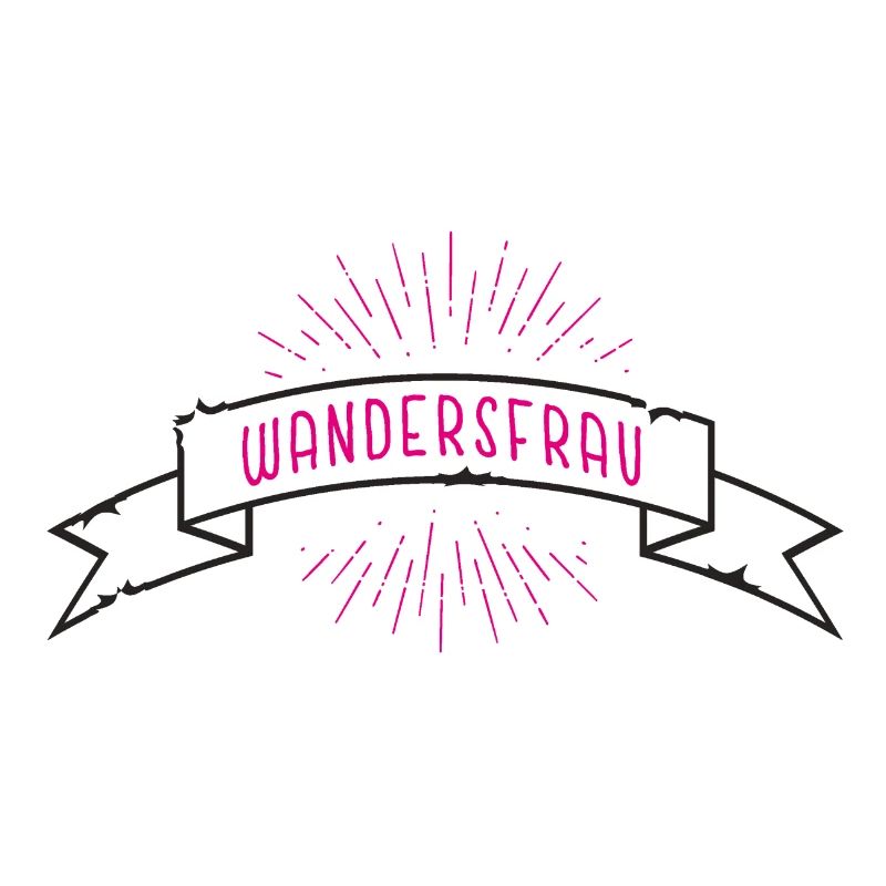Wandersfrau Banderole Schleife