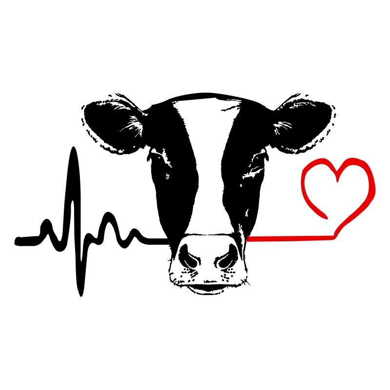 Battement de cœur de l’amour de vache
