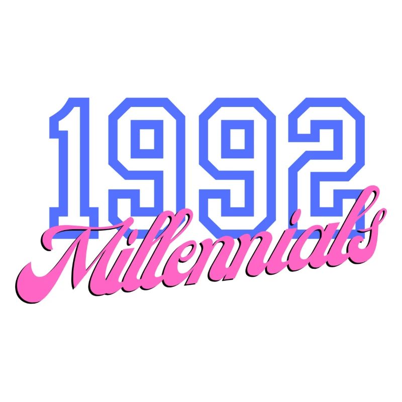 Rétro 1992 Millennial Numérique Design