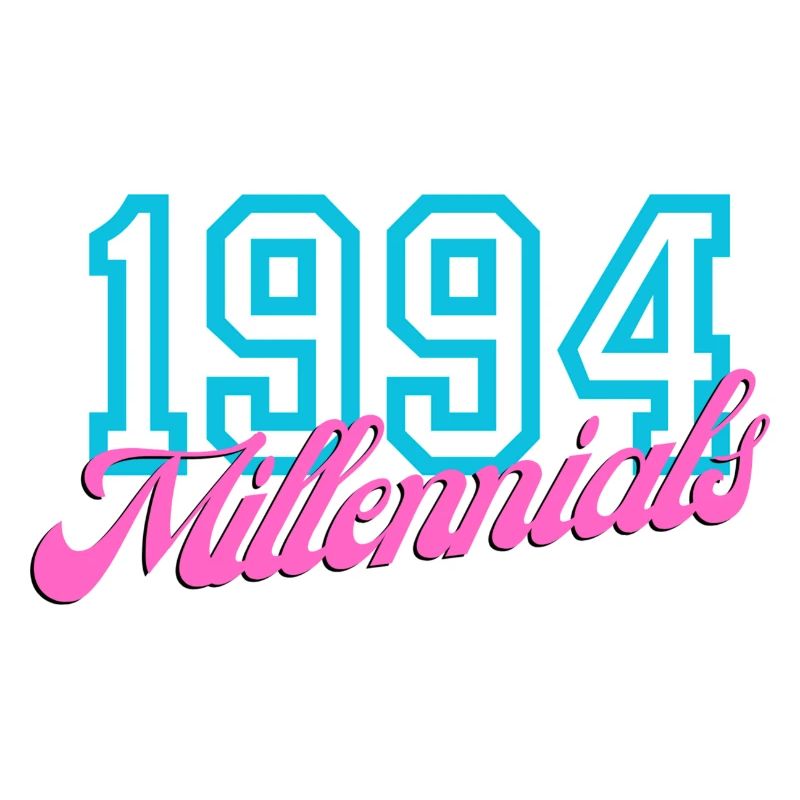 1994 Millennials Rétro Date Design