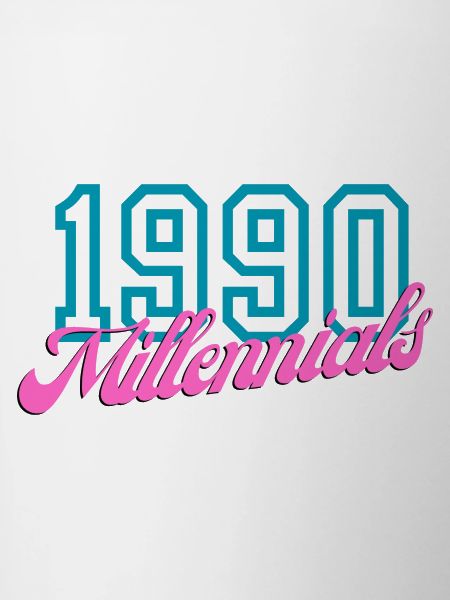 Retro 1990 Millennial Digital Style Design
