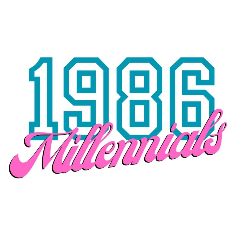 1986 Millennials Rétro Numérique Design