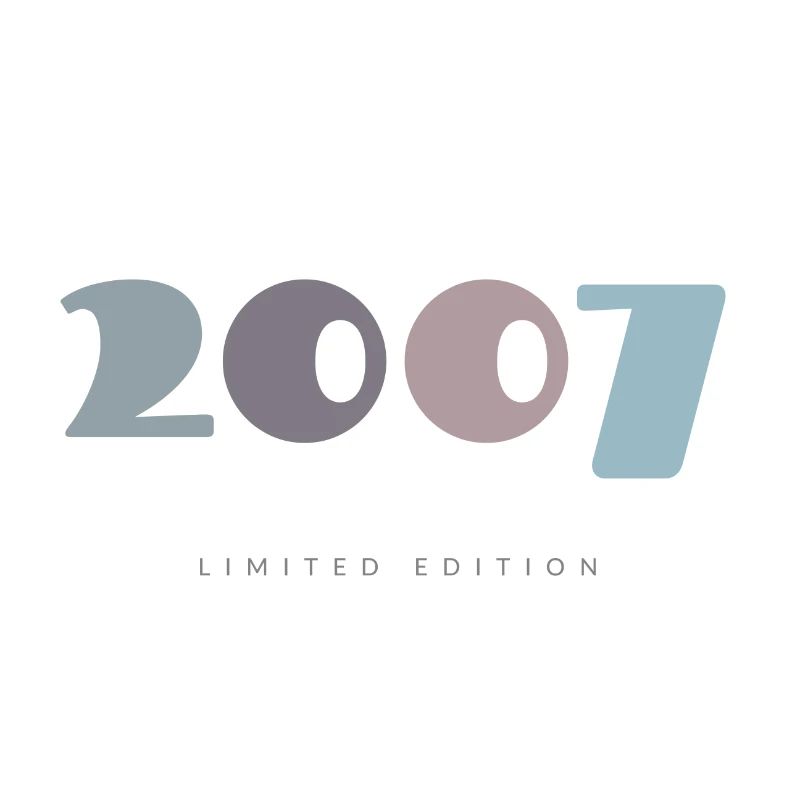 2007 Rétro Année Design - Né 2007 Cadeau d’anniversaire