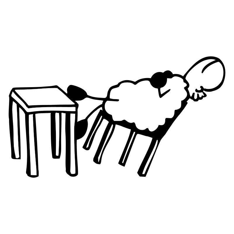Moutons endormis