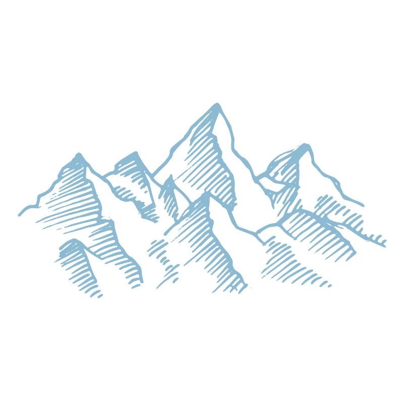 Berge Gipfel Zeichnung