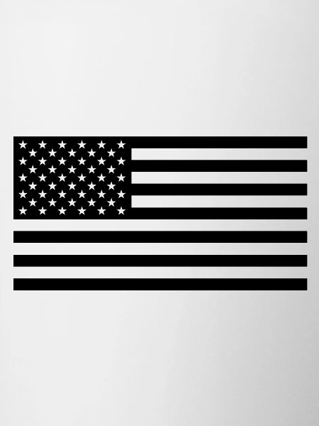 Black US flag