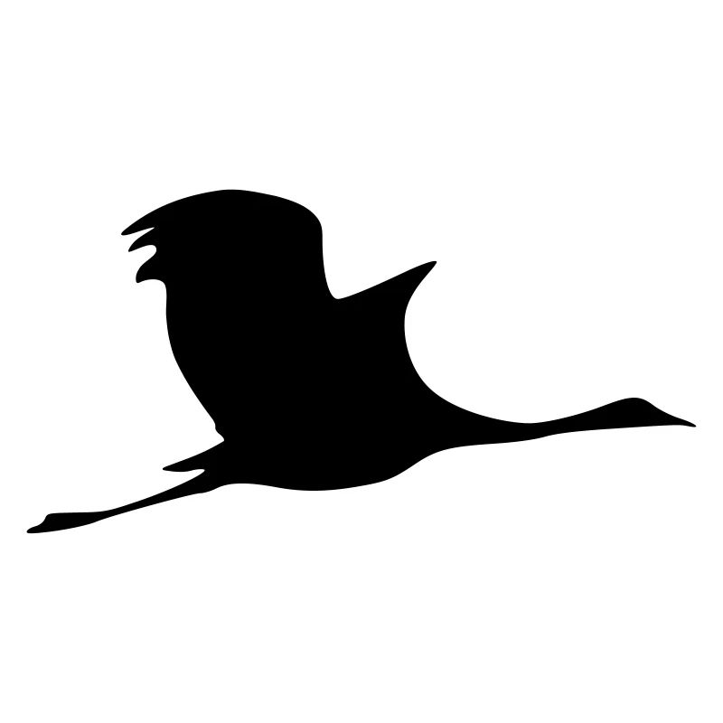 Fliegender Kranich
