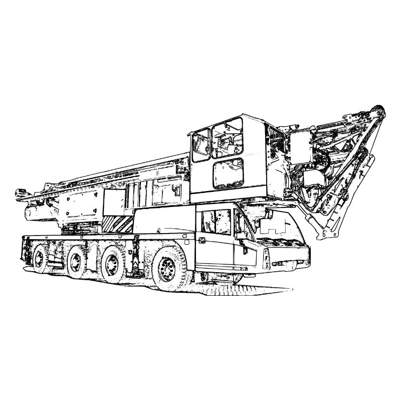 Folding crane mobile crane crane crane lattice crane