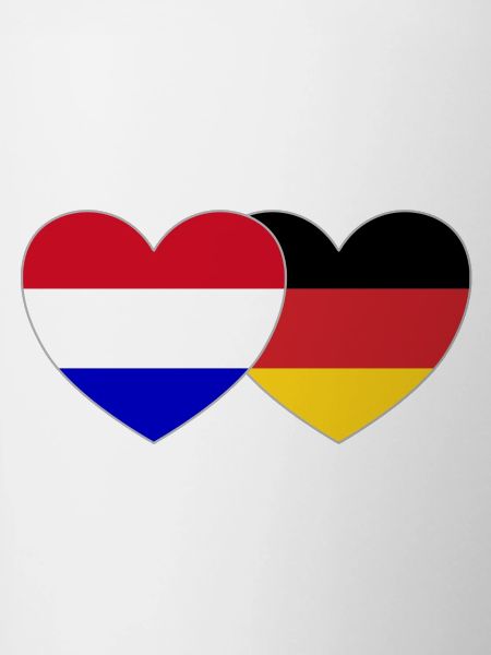 Hollande Allemagne Drapeau Cœur