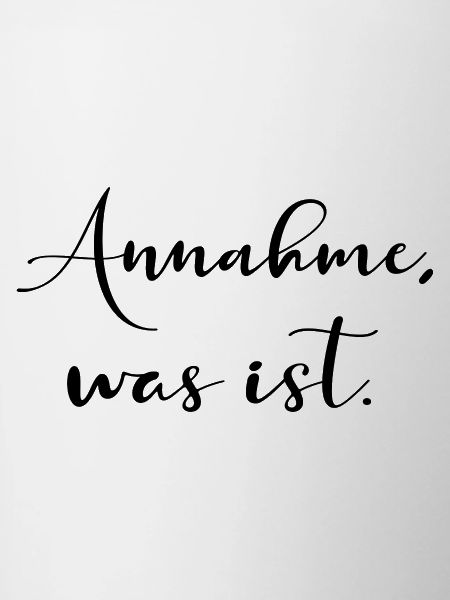 ANNAHME Achtsamkeit