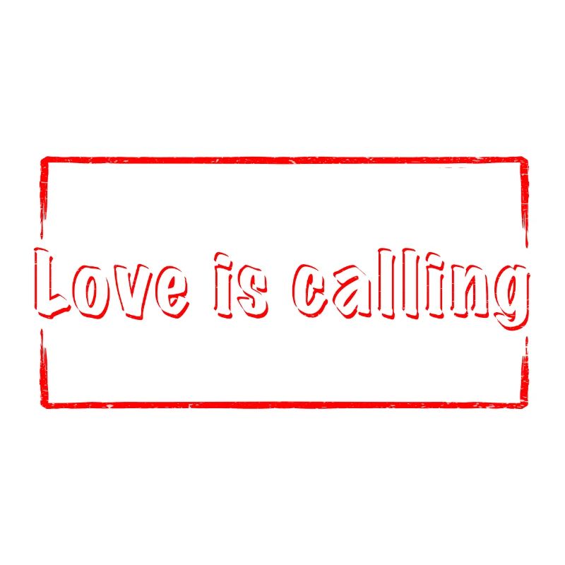 Love is calling in red