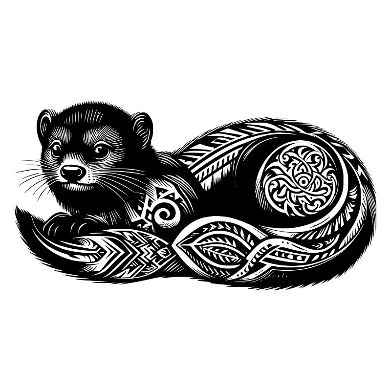 Hermine tribal avec triskel