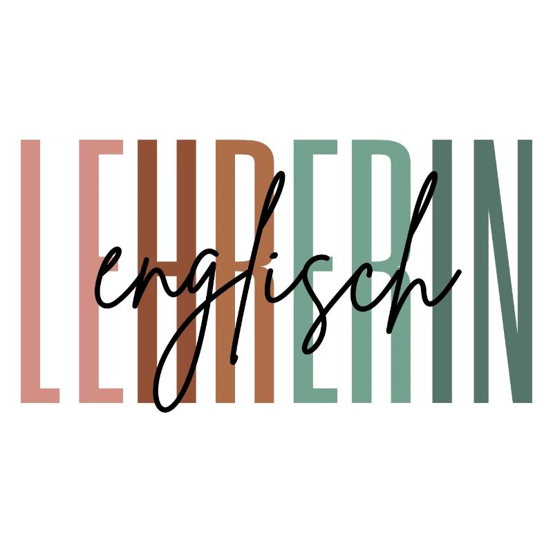 Lehrerin Englisch Englischlehrerin Schule Geschenk