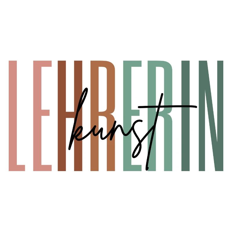 Lehrerin Kunst Kunstlehrerin Schule Geschenk