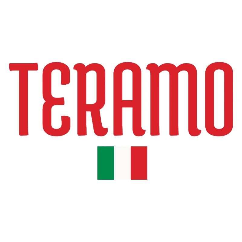 TERAMO-Vibrant Drapeau Italien Design