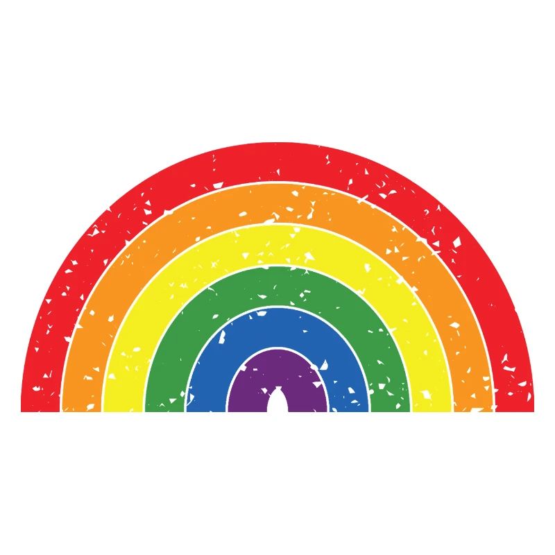 Regenbogenfarben Pride Month LGBTQ+ Grunge Textur