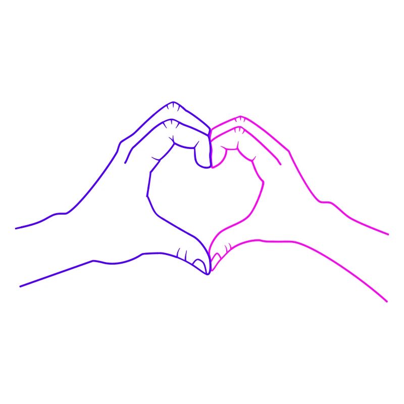 Personalized Heart Motif for Couples – Hand Design