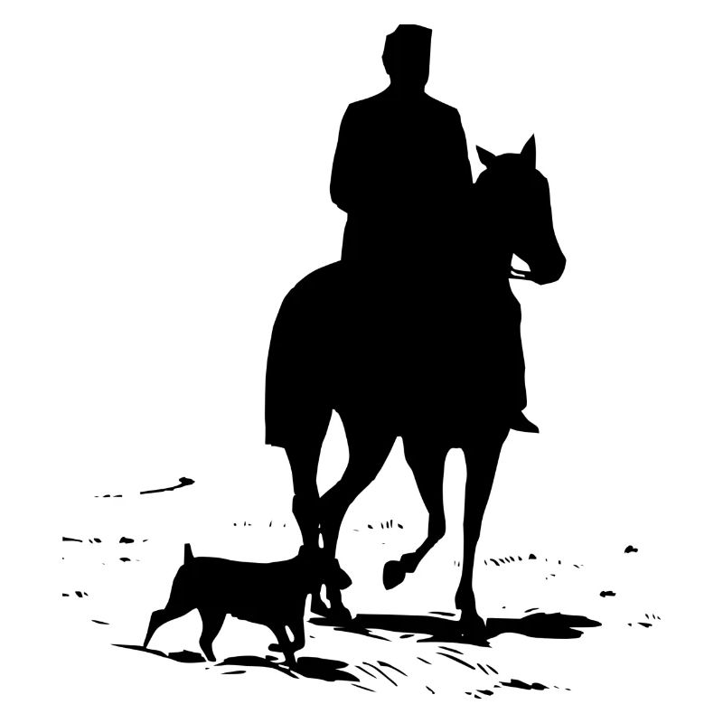 Hund und Pferd