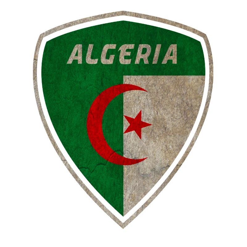 Algerien Wappen Vintage / Geschenk Algier