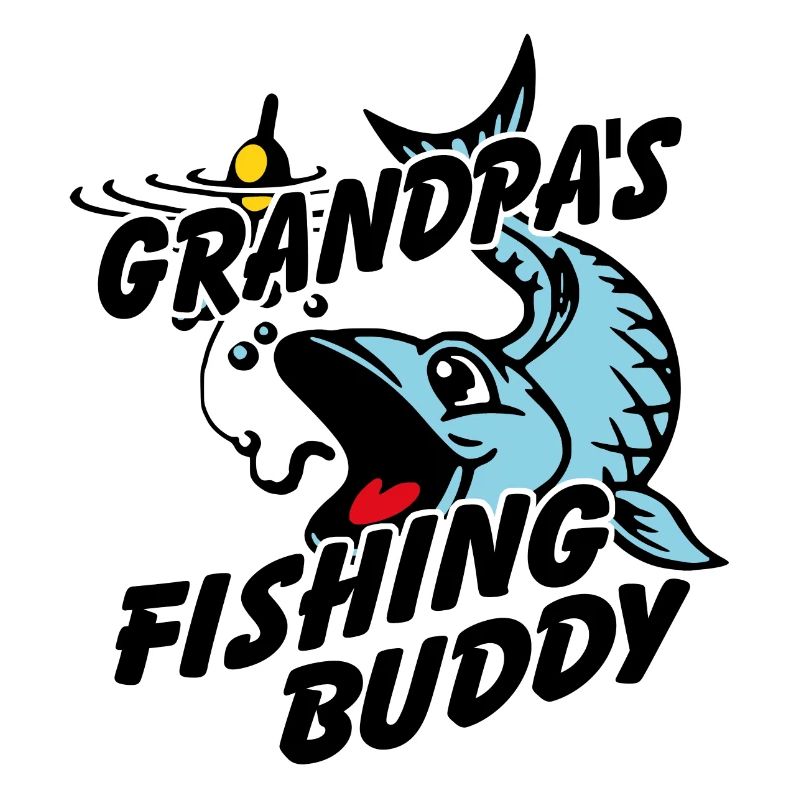 Compagnon de pêche de grand-père | Pêche avec papy
